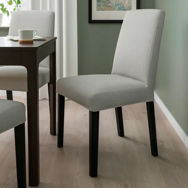 Кухонный стул Ikea Bergmund Полиэстер/ Серый Черный photo 4