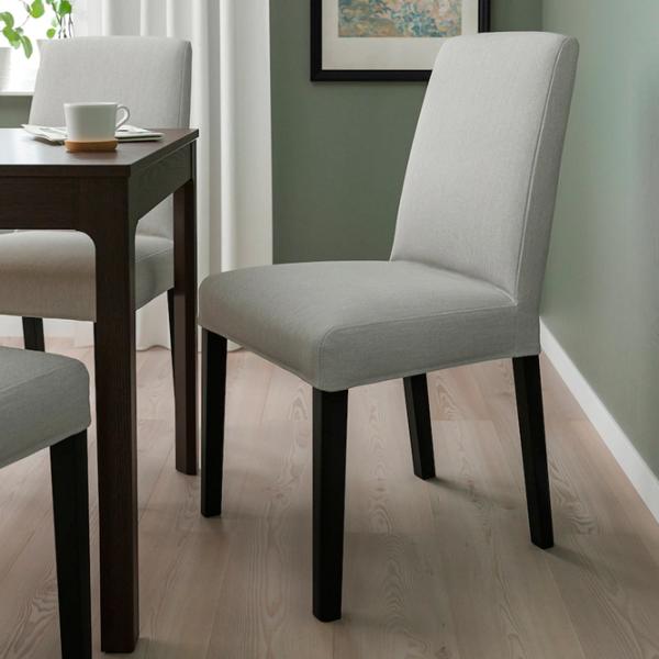 Кухонный стул Ikea Bergmund Полиэстер/ Серый Черный photo 4