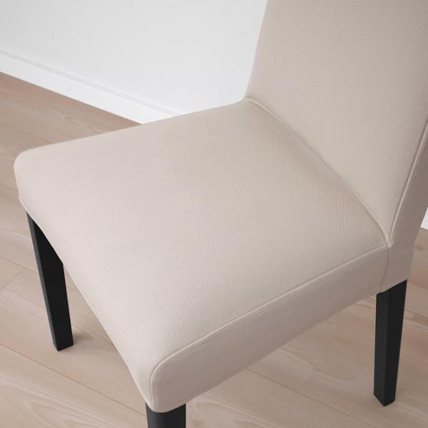 Scaun de bucătărie Ikea Bergmund Poliester/ Beige Black photo 6