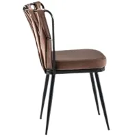 Кухонный стул Mobiland KUŞAKLI Ткань/ Коричневый Черный