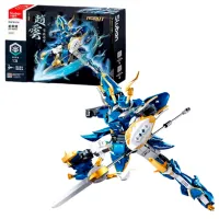 Конструктор Sluban Zhao Yun Робот/ Синий photo 2