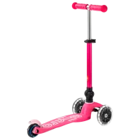 Детский трёхколёсный самокат Micro Mini Deluxe Foldable LED (MMD197) 50 кг/ Розовый photo 5