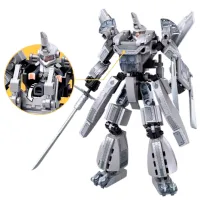 Constructor Sluban Military helicopter Robot/ Gray photo 5