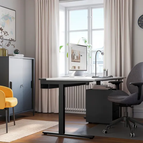 Офисный стол Ikea Mittzon ДСП/ Белый photo 3