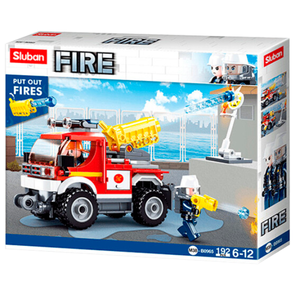 Конструктор Sluban Fire Engine Пожарная машина/ Красный photo 1 Конструктор Sluban Fire Engine Пожарная машина/ Красный photo 1