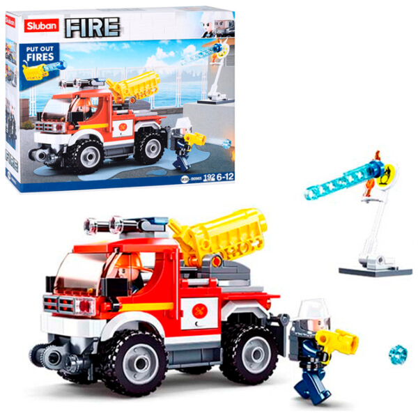 Конструктор Sluban Fire Engine Пожарная машина/ Красный photo 2 Конструктор Sluban Fire Engine Пожарная машина/ Красный photo 2