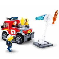 Конструктор Sluban Fire Engine Пожарная машина/ Красный photo 4