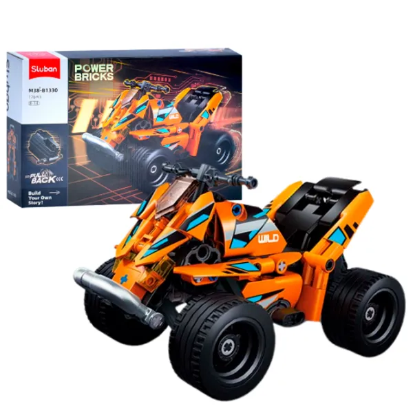 Конструктор Sluban ATV Транспорт/ Оранжевый photo 2 Конструктор Sluban ATV Транспорт/ Оранжевый photo 2