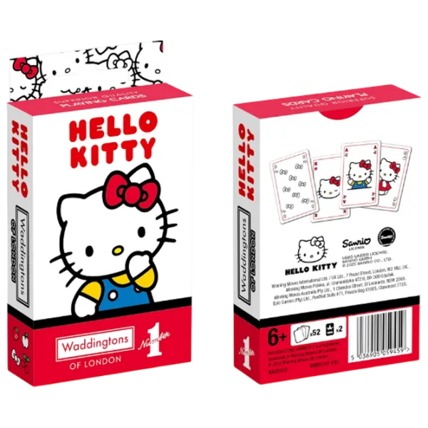 Настольная игра Winning Moves Waddingtons No.1 Hello Kitty 6+/ Игральные карты photo 1