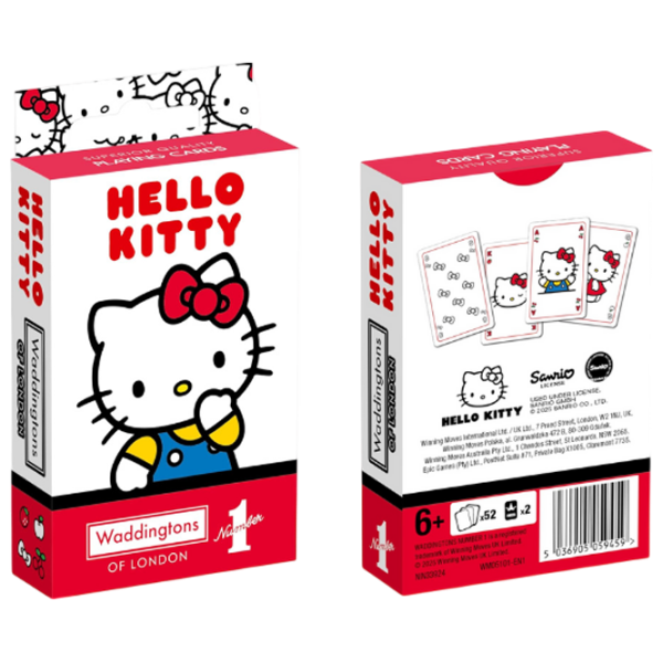 Настольная игра Winning Moves Waddingtons No.1 Hello Kitty 6+/ Игральные карты photo 1