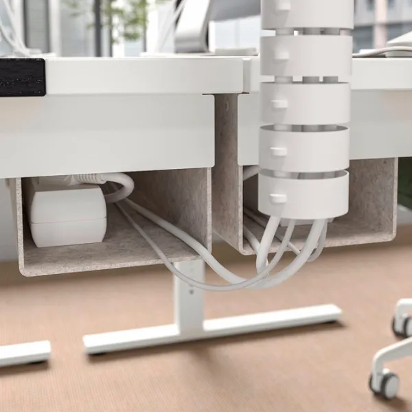 Офисный стол Ikea Mittzon ДСП/ Белый photo 4