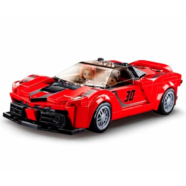 Constructor Sluban Racing Car Italy Mașină/ Red photo 3 Constructor Sluban Racing Car Italy Mașină/ Red photo 3