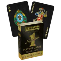 Настольная игра Winning Moves Waddingtons No.1 Black And Gold Deck 6+/ Игральные карты