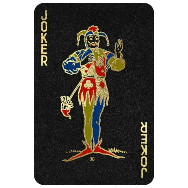 Настольная игра Winning Moves Waddingtons No.1 Black And Gold Deck 6+/ Игральные карты photo 2