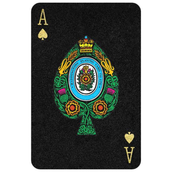 Настольная игра Winning Moves Waddingtons No.1 Black And Gold Deck 6+/ Игральные карты photo 3