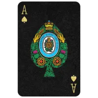 Joc de masă Winning Moves Waddingtons No.1 Black And Gold Deck 6+/ Carti de joc photo 3