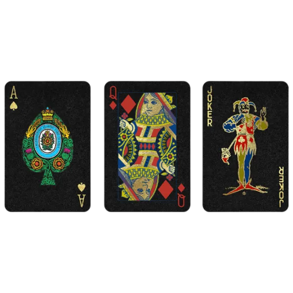 Настольная игра Winning Moves Waddingtons No.1 Black And Gold Deck 6+/ Игральные карты photo 4