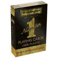 Joc de masă Winning Moves Waddingtons No.1 Black And Gold Deck 6+/ Carti de joc photo 5