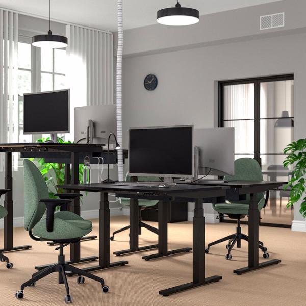 Офисный стол Ikea Mittzon ДСП/ Черный photo 5