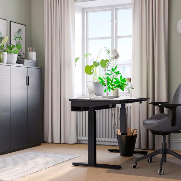 Офисный стол Ikea Mittzon ДСП/ Черный photo 6