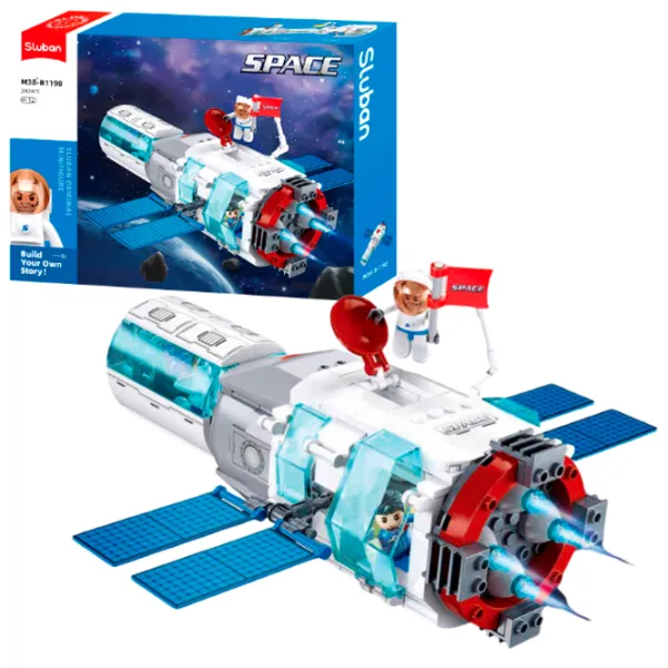 Конструктор Sluban Space Station Космолёт/ Белый photo 2 Конструктор Sluban Space Station Космолёт/ Белый photo 2