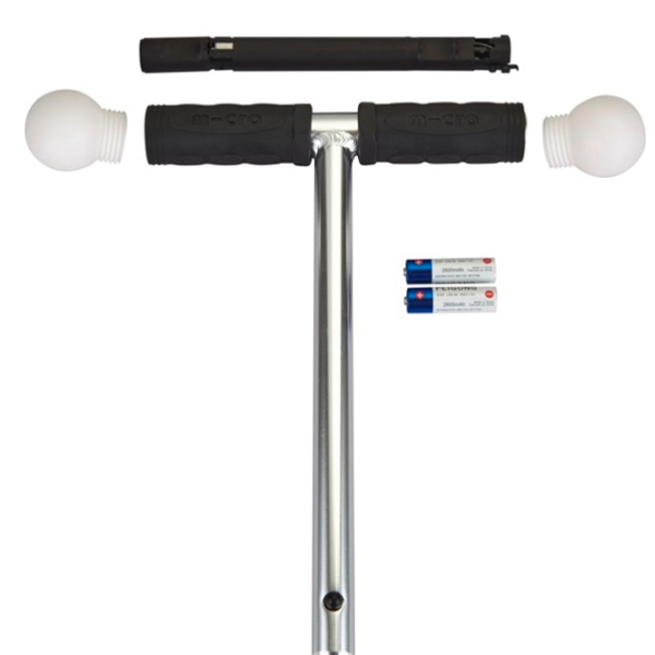 Trotinetă pentru copii cu trei roți Micro Mini Deluxe Magic LED (MMD131) 50 kg/ Aqua photo 7