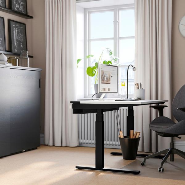 Офисный стол Ikea Mittzon ДСП/ Черный photo 5