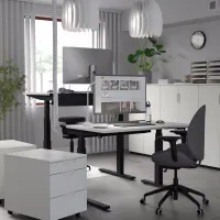 Masă de birou Ikea Mittzon PAL/ Black photo 6