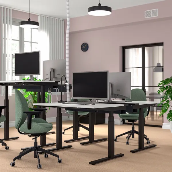 Офисный стол Ikea Mittzon ДСП/ Черный photo 7