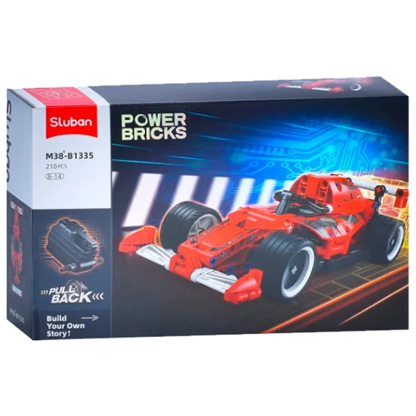 Конструктор Sluban Formula 1 Автомобиль/ Красный photo 1 Конструктор Sluban Formula 1 Автомобиль/ Красный photo 1