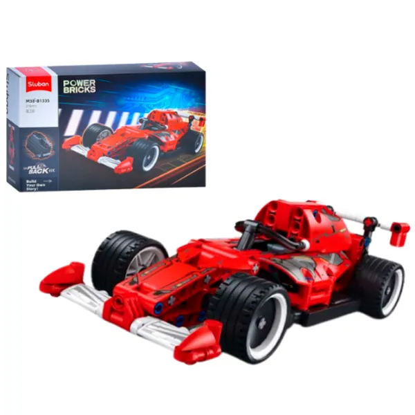 Конструктор Sluban Formula 1 Автомобиль/ Красный photo 2 Конструктор Sluban Formula 1 Автомобиль/ Красный photo 2