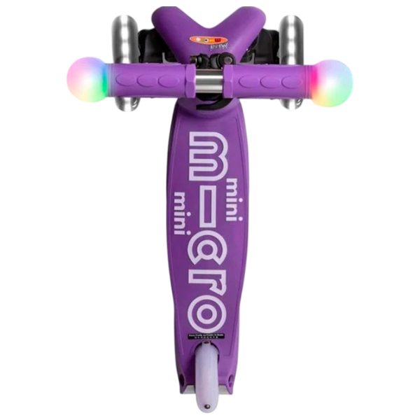 Детский трёхколёсный самокат Micro Mini Deluxe Magic LED (MMD129) 50 кг/ Пурпурный photo 2