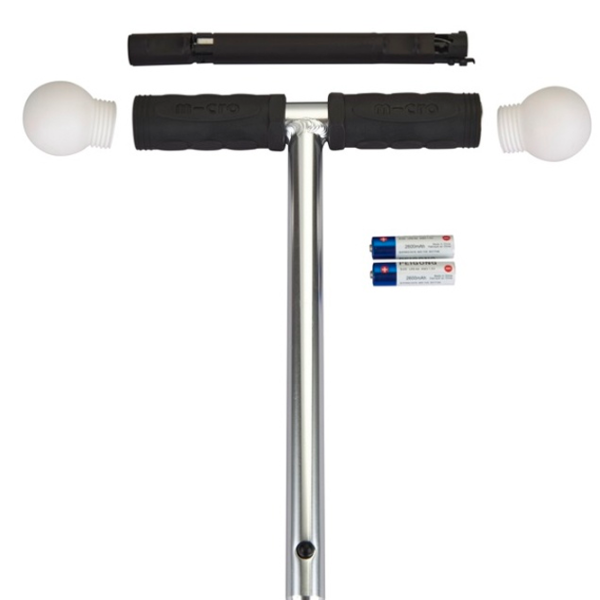 Детский трёхколёсный самокат Micro Mini Deluxe Magic LED (MMD129) 50 кг/ Пурпурный photo 8