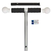 Trotinetă pentru copii cu trei roți Micro Mini Deluxe Magic LED (MMD129) 50 kg/ Purple photo 8