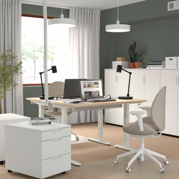 Офисный стол Ikea Mittzon ДСП/ Дуб Сонома photo 8