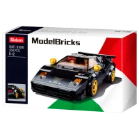 Constructor Sluban Italian sports car Mașină/ Black