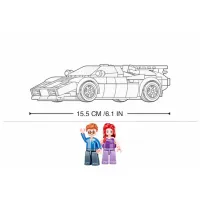 Конструктор Sluban Italian sports car Автомобиль/ Черный photo 5