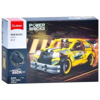 Constructor Sluban Sport Car Mașină/ Yellow