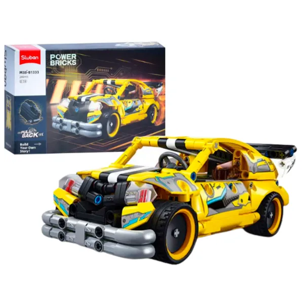 Конструктор Sluban Sport Car Автомобиль/ Желтый photo 3 Конструктор Sluban Sport Car Автомобиль/ Желтый photo 3