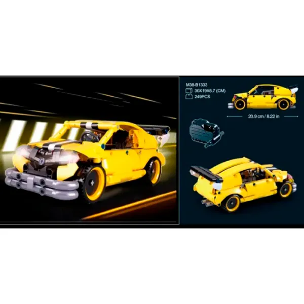 Конструктор Sluban Sport Car Автомобиль/ Желтый photo 5 Конструктор Sluban Sport Car Автомобиль/ Желтый photo 5