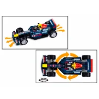 Конструктор с радиоуправлением Sluban Automobil F1 Автомобиль/ Синий photo 6
