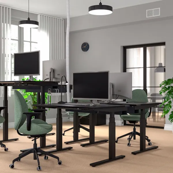 Офисный стол Ikea Mittzon ДСП/ Черный photo 5