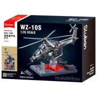 Конструктор Sluban Military helicopter Вертолет/ Серый