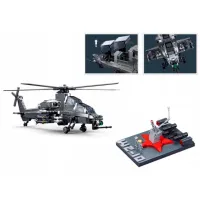 Конструктор Sluban Military helicopter Вертолет/ Серый photo 5