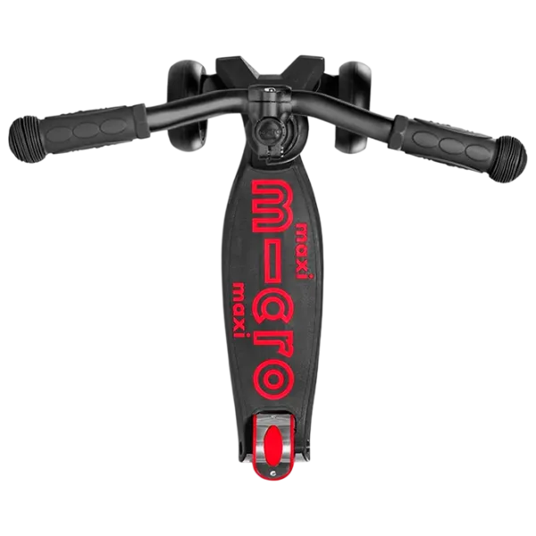 Детский трёхколёсный самокат Micro Maxi Deluxe Pro LED (MMD136) 50 кг/ Красный photo 4