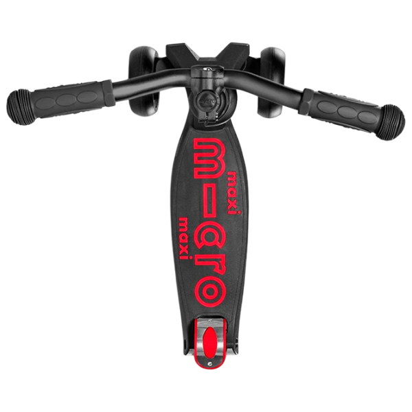 Детский трёхколёсный самокат Micro Maxi Deluxe Pro LED (MMD136) 50 кг/ Красный photo 4