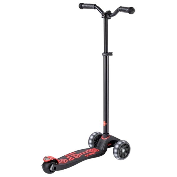 Детский трёхколёсный самокат Micro Maxi Deluxe Pro LED (MMD136) 50 кг/ Красный photo 5