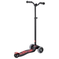 Trotinetă pentru copii cu trei roți Micro Maxi Deluxe Pro LED (MMD136) 50 kg/ Red photo 5