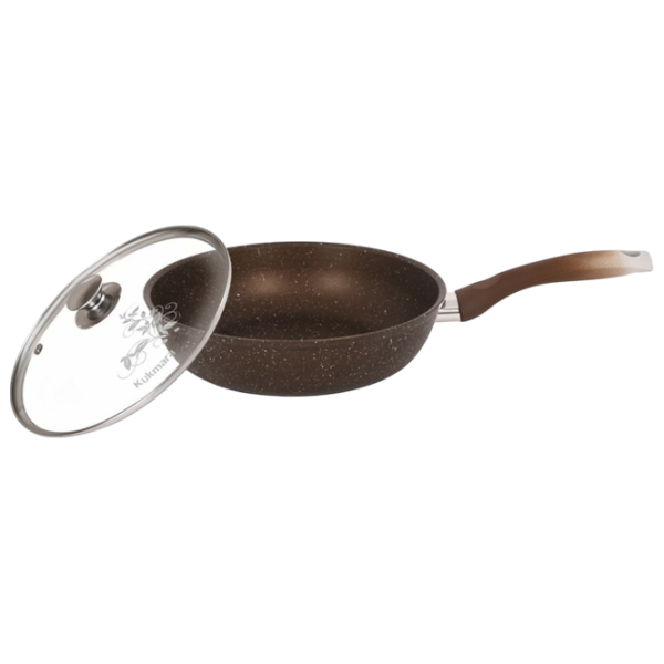 Tigaie Kukmara Marmura SMK26603 Universală / 26 cm / Brown photo 1