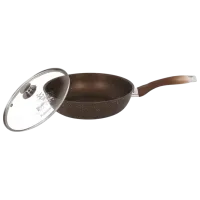 Сковорода Kukmara Marmura SMK26603 Универсальная / 26 см / Коричневый